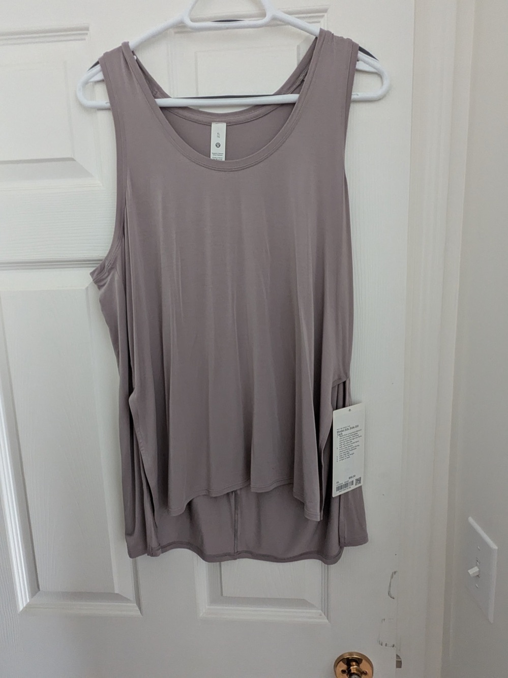 lululemon athletica Layered Sleeveless Tank Top - Mauve Taupe